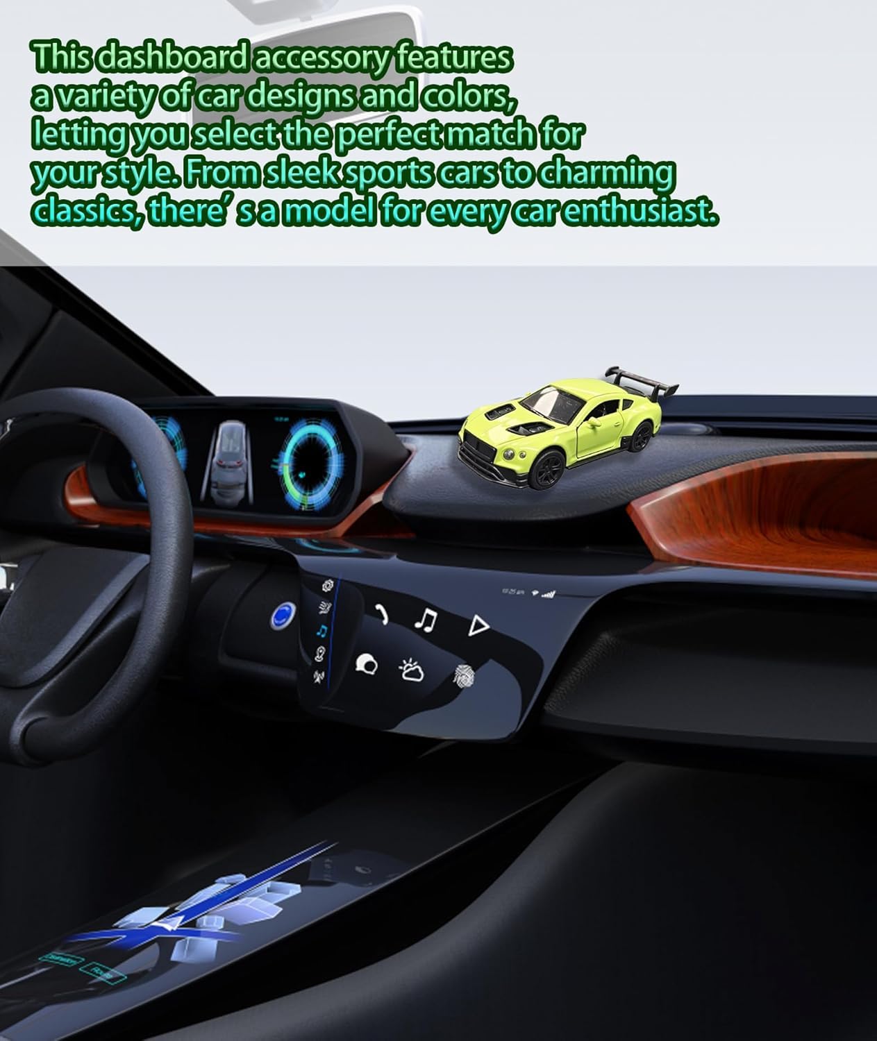 Rotating Sports Car Dashboard